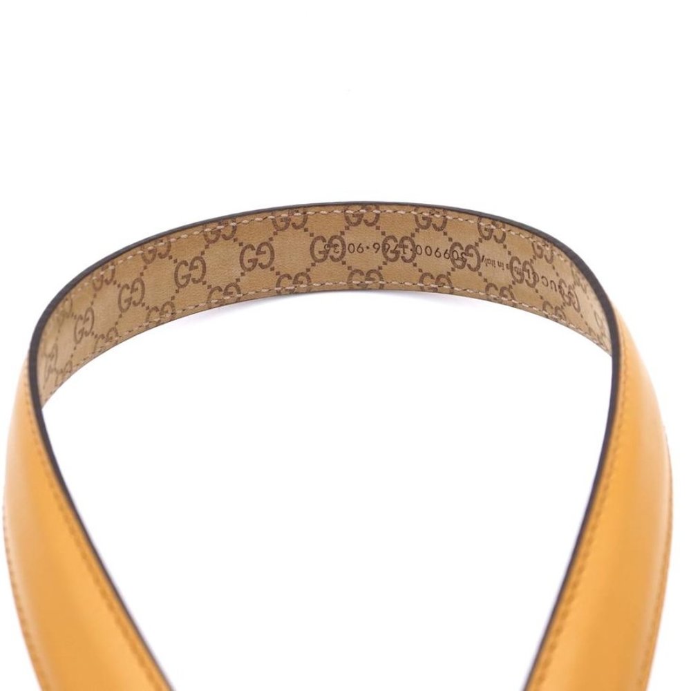 Gucci Gold Marmont Buckle 1" Wide Size 90 36 Belt - Picture 8 of 9